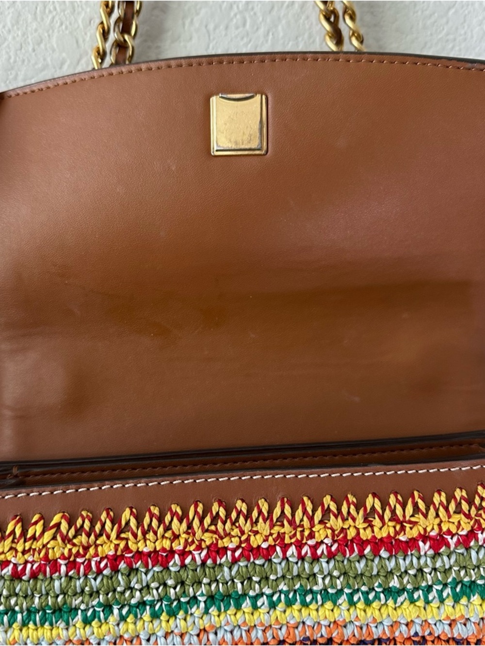 Tory Burch Britten Crochet Small Adjustable Shoulder Bag - Picture 4 of 12